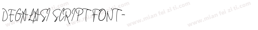 DEGALASI SCRIPT FONT字体转换